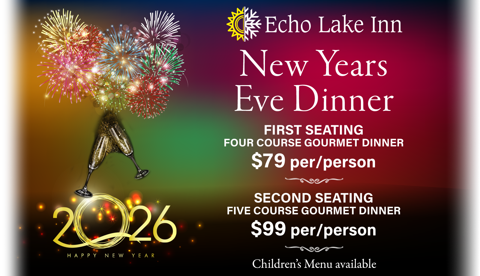 New Years Eve at Echo Lake Inn